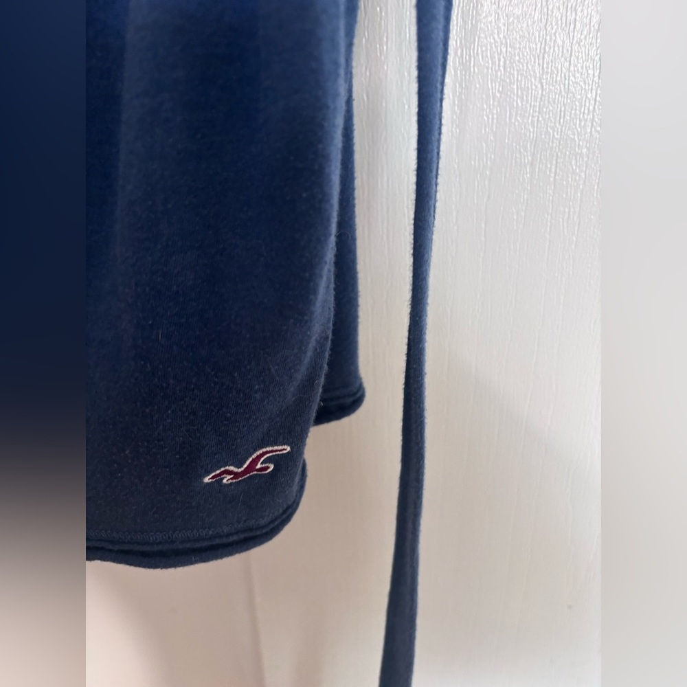 VTG Hollister Navy Smocked Babydoll Cami - Y2K Coquette L - Picture 4 of 6